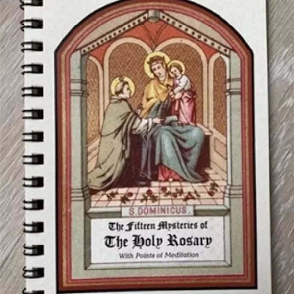 Rosenkrans i fickformat Traditionell meditationsbok Vår Fru av Fatima Böneböcker