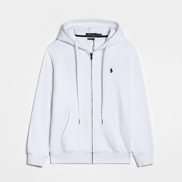 Ralph Lauren Herr Hoodies Tröja Zip Huvtröja Casual Långärmad Pullover C L