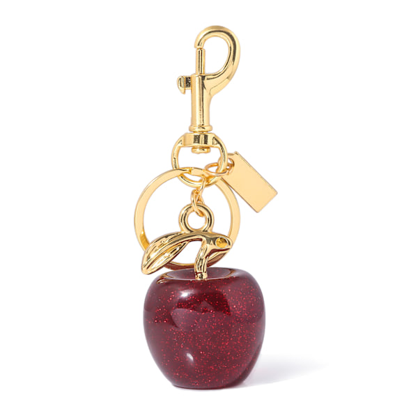 1 st. Söt Körsbärsnyckelring Röd Väska Charm Hjärta Nyckelring Plånbok Ryggsäck Tillbehör Dekoration för Kvinnor Flickor Present #6