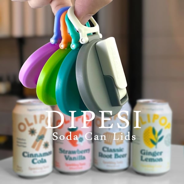 4 st Soda Burkskydd med sugrör 4 färger Silikon Dryckesburkslock Återanvändbara för juice Seltzer Dryck 4PCS