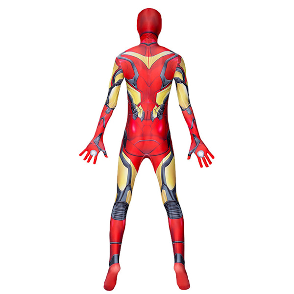 Iron Man Cosplay Kostym Jumpsuit Avengers Maskeraddräkt Barn Pojke Superhjälte Outfit 110cm