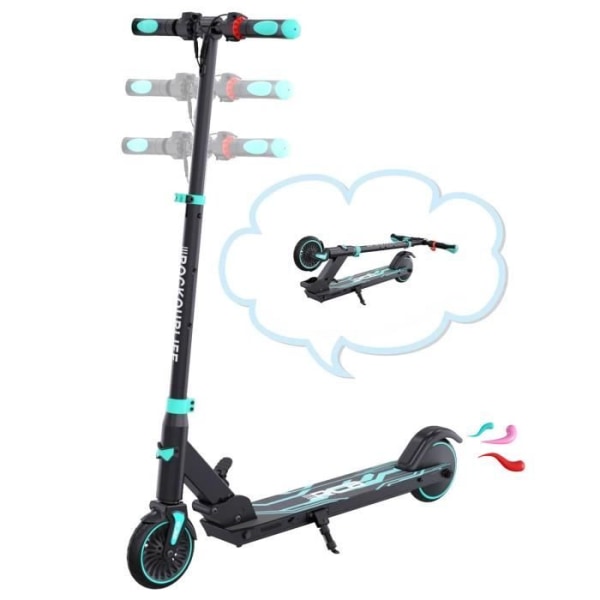 RCB Folding Electric Scooter Lätt justerbar Scooter 150W Motor 5,5 Inch For Child Black&amp;Blue