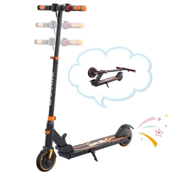 RCB Folding Electric Scooter Lätt justerbar Scooter 150W Motor 5,5 Inch For Kid Black&amp;Orange