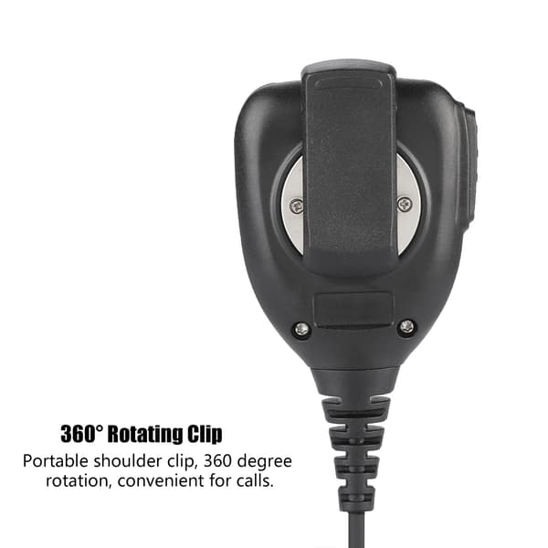3.5mm PTT Handheld Walkie Talkie Radio Speaker Microphone for YAESU FT1D FT1XDR FT2DR FT2XDR