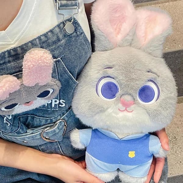 Zootopia Plush Toy Anime Cartoon Rabbit Doll Nick King Stuffed Pillow Gift Fox Kids E3g