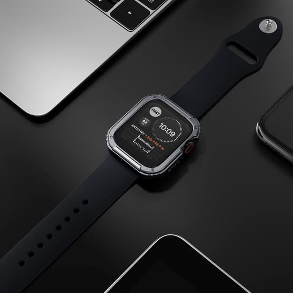 Robust Apple Watch-deksel 40 mm serie SE 6/5/4 med skjermbeskytter