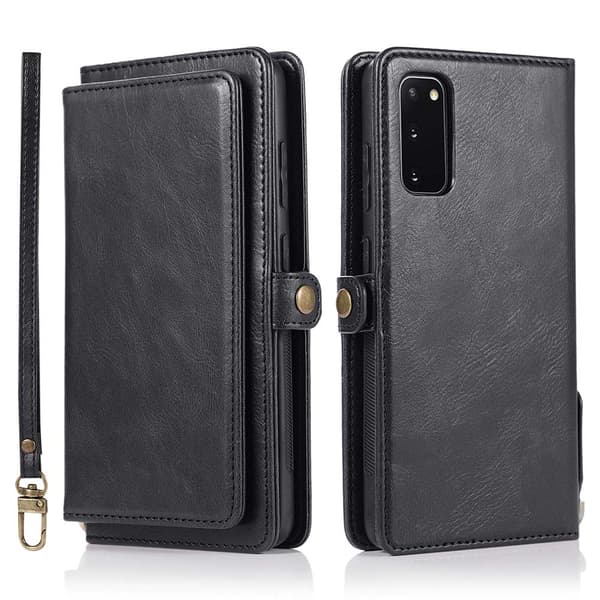 Samsung Galaxy S20 - Practical Stylish Wallet Case Mörkgrön green