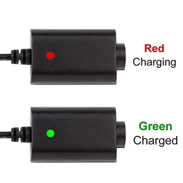 2x USB-opladningsadapter til 510 gevind overopladningsbeskyttelse oplader strømadapter