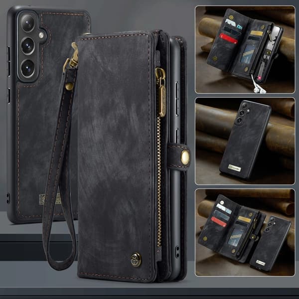 CASEME Galaxy S25 2-i-1 Futteral Multifunksjonelt Svart 170