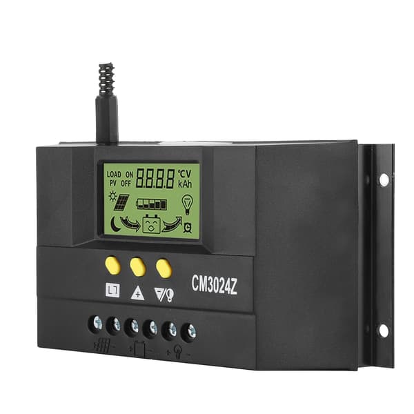 12V 24V 30A Solar Charge Controller PWM LCD-display til hjemme-, industri- og kommerciel brug