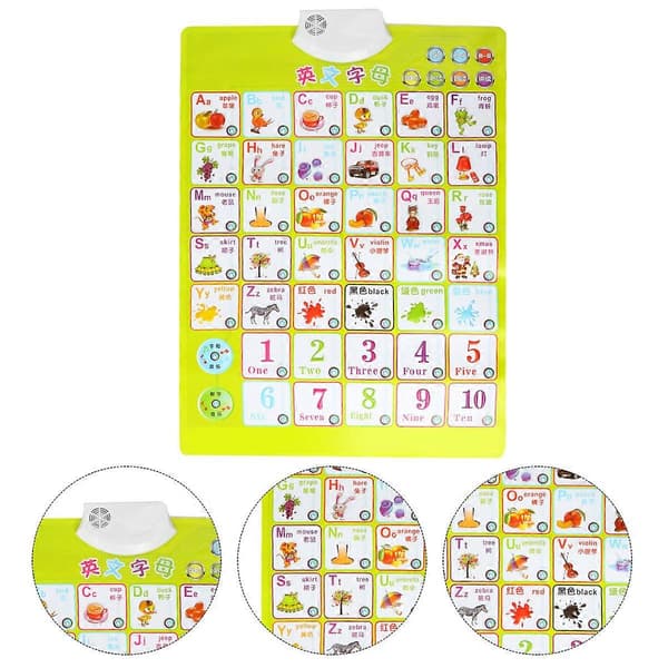 Alphabet Electronic Talking Poster for Kids Learning Toy 1 pc