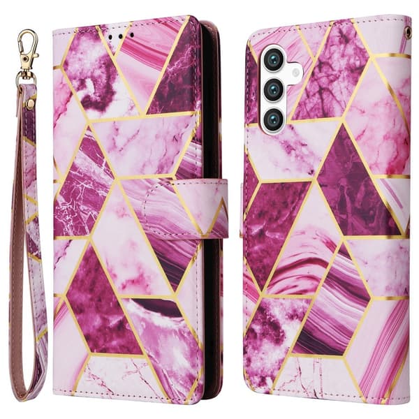 Samsung Galaxy S24 Case Marble Texture Purple 78