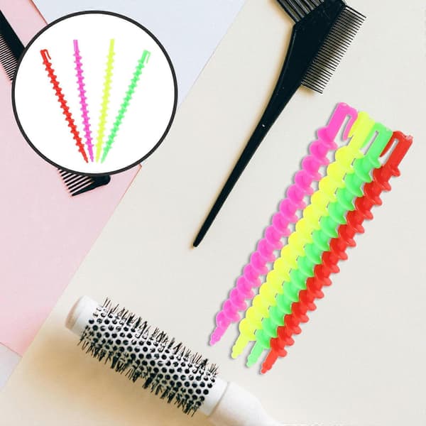 26 stk. Spiral Hårpermanentstaver Frisør Hårstyling Krøllpermanentstaver