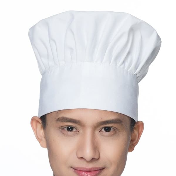 Kokkelue - Kokkehatt Hvit White one size