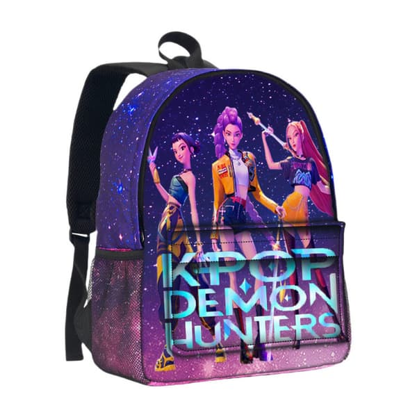 Huntrix Kpop 3D Stereoscopic Starry Sky Bag, Witch Hunt Team, High-Capacity Starry Sky Bag for Primary and Secondary School Students 1