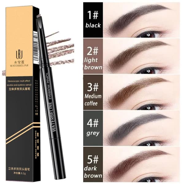 Double-Headed Eyebrow Pencil Three-Dimensional Multi Eyebrow Pencil Effect Sweat Anti N1g1 #5 0.3g