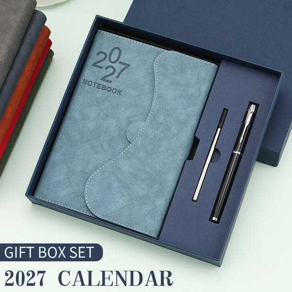 Sky Blue Planner/Calendar/365-Day Notebook/Handbook for Daily Planning Efficiency 2027