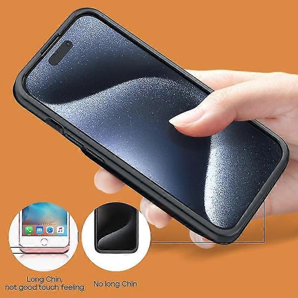 645 Batterideksel til iPhone 15 Plus / 15 Pro Max, 5000mAh Ultra-Slim Batterilading Power Bank Ph