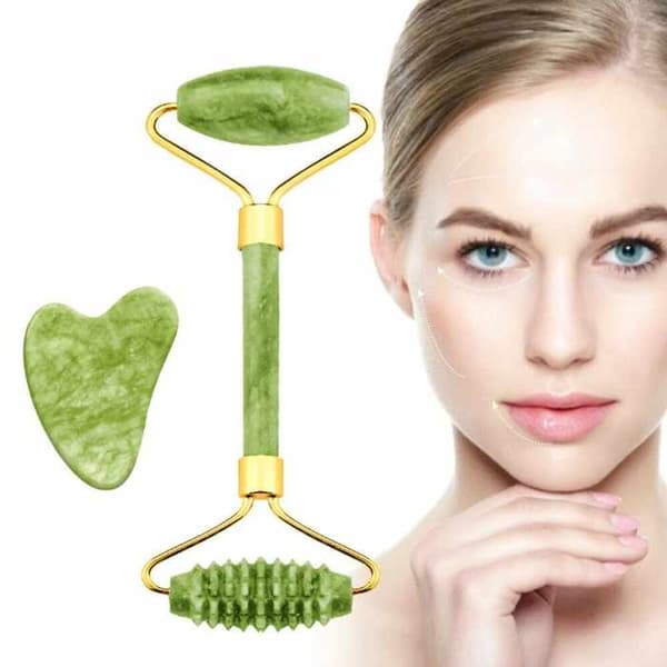 Gua Sha massage kit large jagged Advanced - Green 200