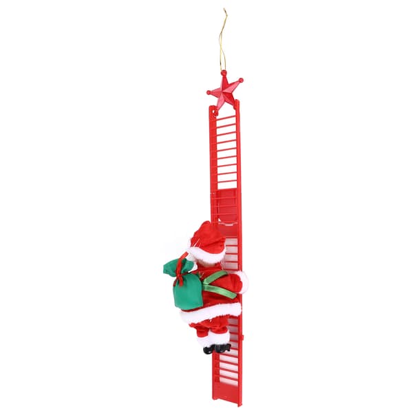 Julepynt, elektrisk klatrende julenisse for en spektakulær juleutstilling