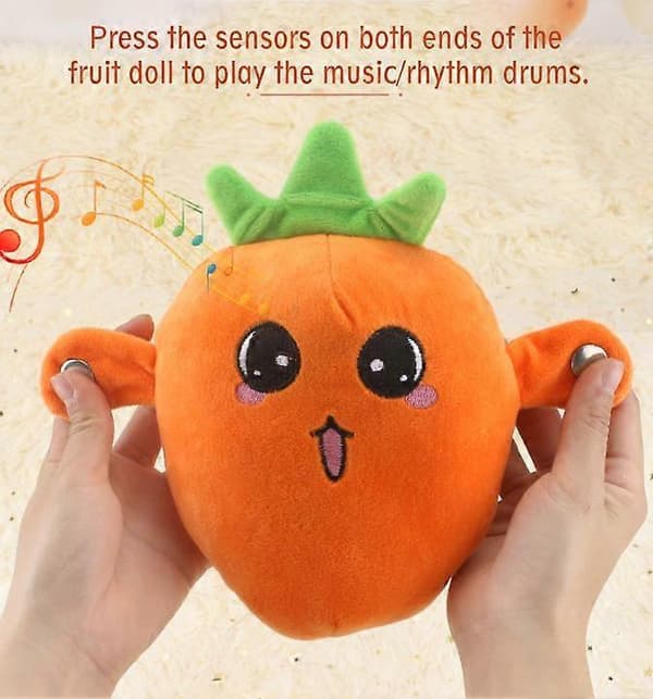 Bananfruktsensor Beat Piano Foreldre-barn Interaktive Dukke Plysjleker Bananer