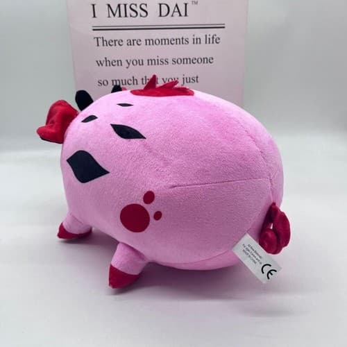 16CM Helluva Boss Fat Nuggets Gris Gosedjur Docka Hazbin Hotel Anime Samling Pink