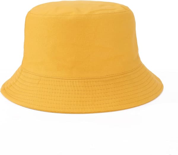 Hinkhatt Unisex Solhatt Enfärgad Herr Dam (Gul)