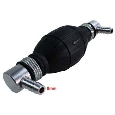 Bränsleprimerpump för bensin- och dieselbränslesystem 8 mm 90° universalarmbåge