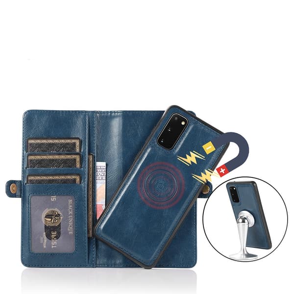Samsung Galaxy S20 - Practical Stylish Wallet Case Mörkgrön green