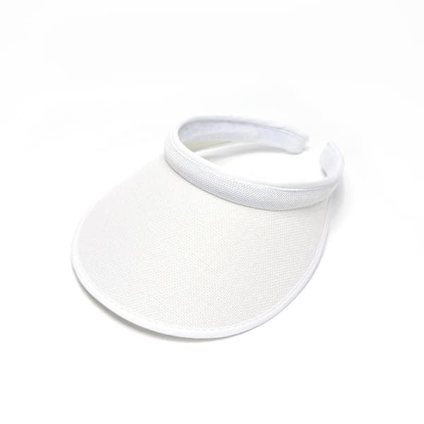 Dame sommer solhatter med bred brem solbeskyttelse hatter sol UV-beskyttelse hvit White