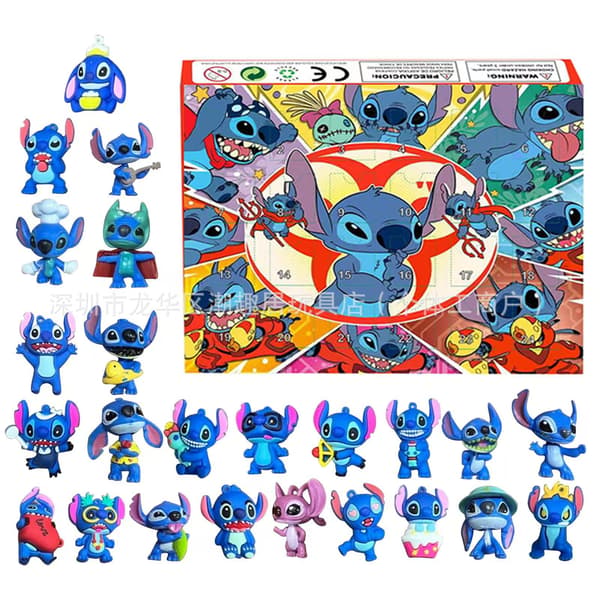 25-26 Ny Stitch Lilo & Stitch Julekalender Blind Box A