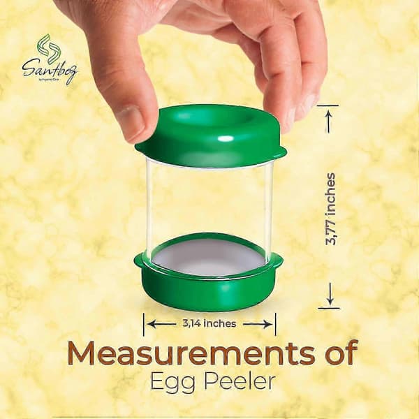 Quick Egg Peeler, Manual Egg Peeler, Portable Hard Boiled Egg Shell Separator, Magic Amazing Egg Shell Machine Removes Shells from Eggs Green