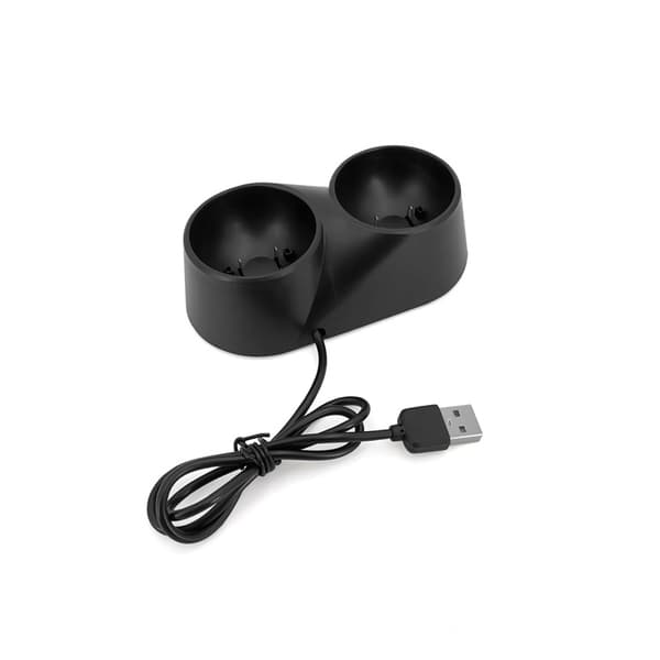 PS4 VR Move-bevægelsescontroller med dobbelt oplader; kun ladestation inkluderet
