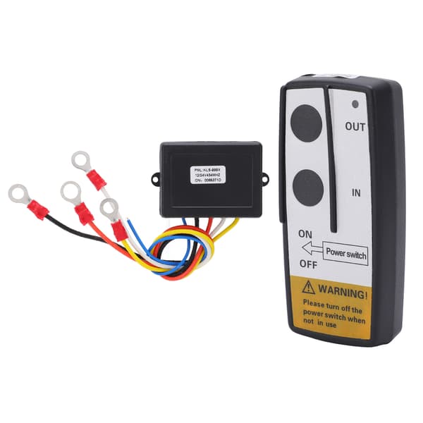 Wireless Winch Remote Control with Receiver 12V 24V 23m Long Range Universal Accessory