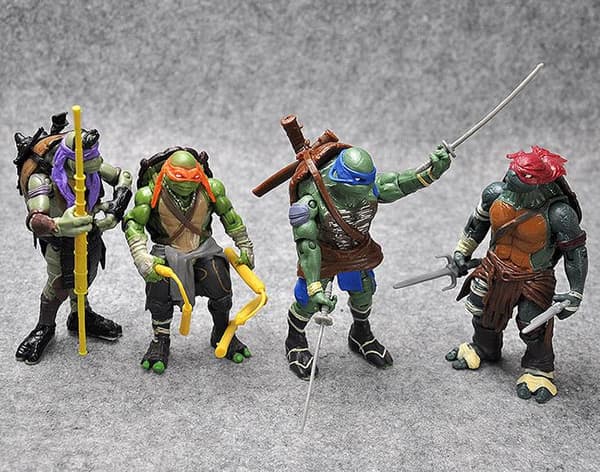 4-pack Teenage Mutant Ninja Turtles - 12 cm - Ny modell