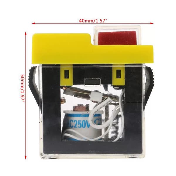 Kjd6 5e4 250v Waterproof Electromagnetic Switch Magnetic Start Button Power Off Protection Self-locking Switch Kjd20-hgbd