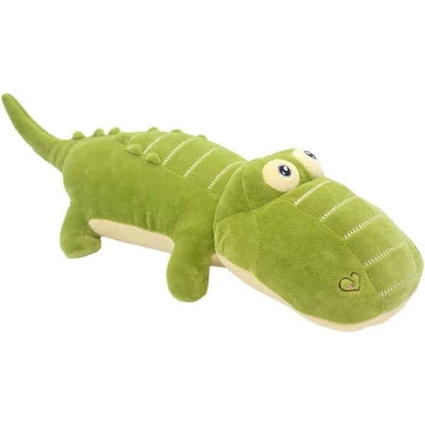 Tøjdyr krokodille 66 cm grøn stor, 66 cm