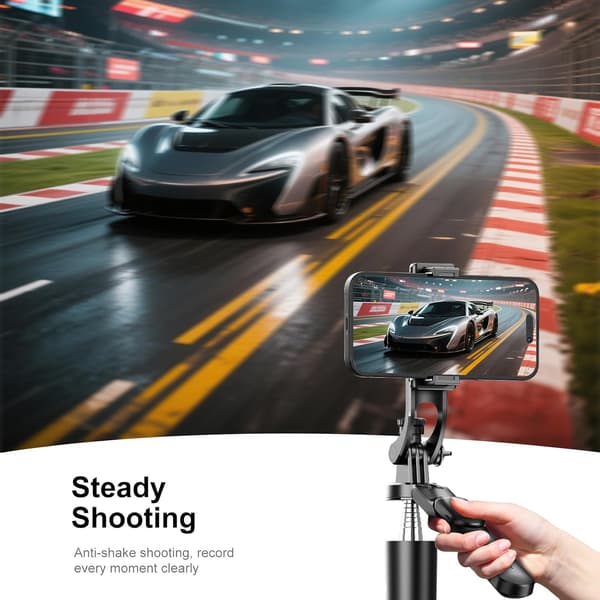 67\" Selfie Stick Tripod for iPhone with Remote Control Phone Holder and 1/4\" Screw Extendable Travel Tripod for Mobile Camera