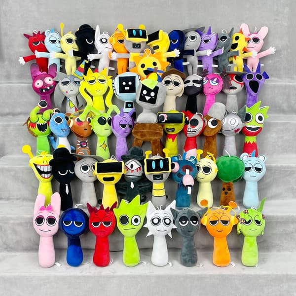 Rhythm Box New Game Peripheral Plush Toy Dolls - Green Caterpillar
