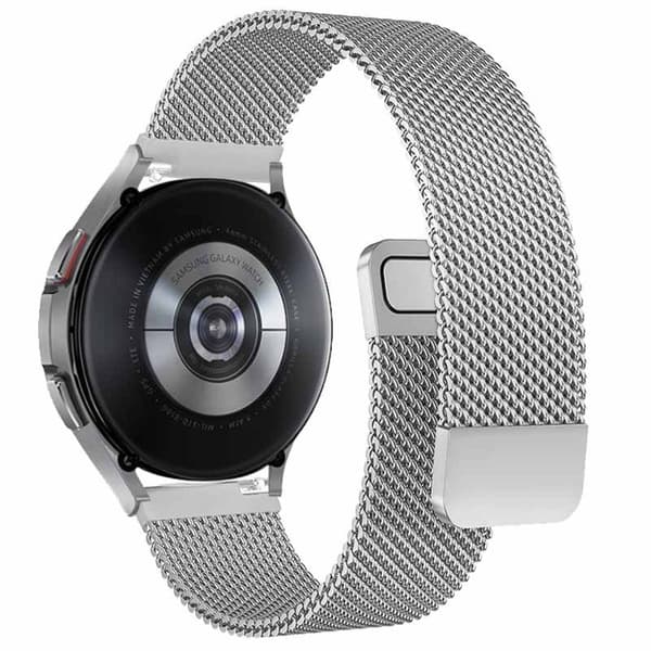 Galaxy Watch 4/5 ranneke 20mm ruostumaton teräs musta black