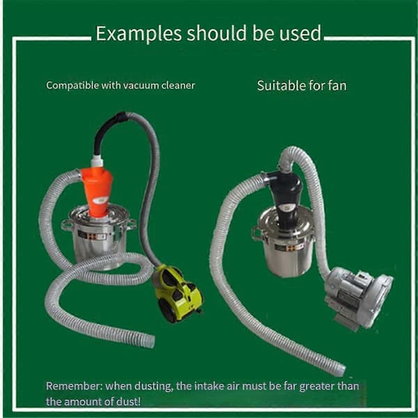 Poseløs Cyklon Støvopsamler SN50T4 50mm Indvendig Diameter Tilbehør Industriel Separator Samler