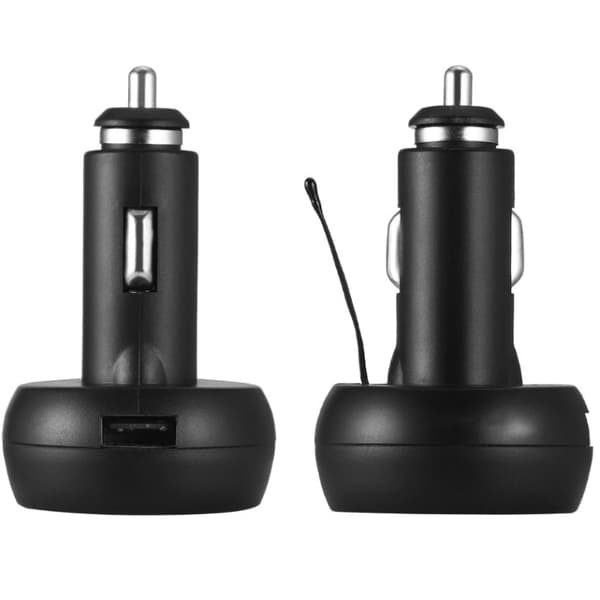 3-i-1 USB-billader med voltmeter og temperaturmåling