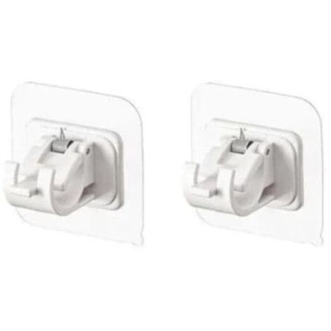 2-pack självhäftande gardinstångshållare - Gardinhållare