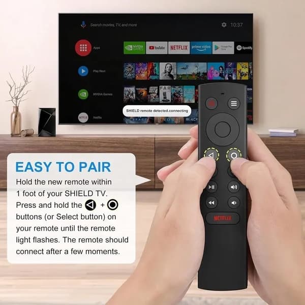 Erstatningsfjernkontroll Passer NVIDIA Shield TV Pro 2015 2017 2019