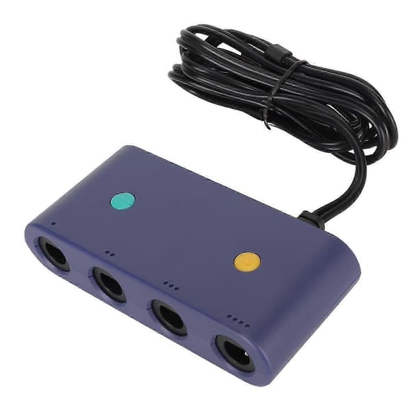 for Gamecube-kontrolleradapter 3-i-1 spillkontrollerkonverterer for WiiU for Switch PC