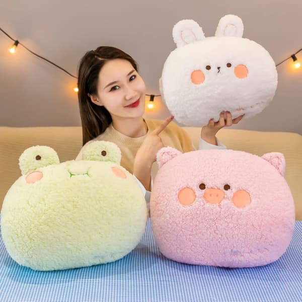 Rabbit Plush Pillow, Cute Rabbit Stuffed Animal Toys, Soft Rabbit Plush