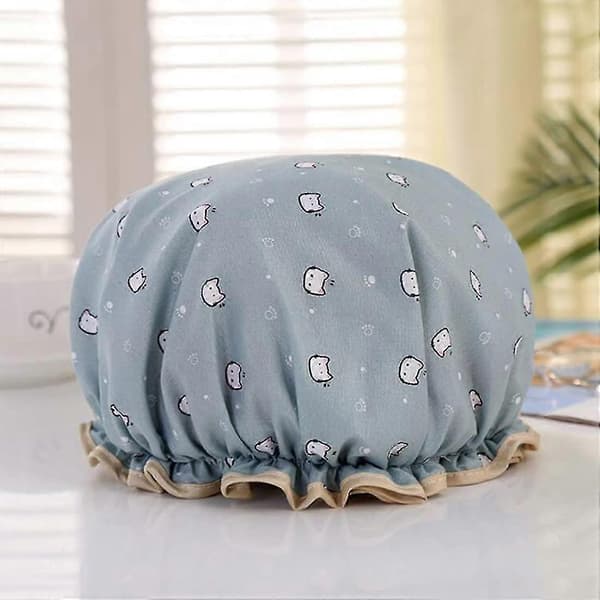 Badehætte, brusehætte, vandtæt brusehætte til kvinder, badehætte, 2-pak