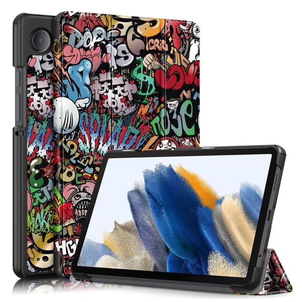 Samsung Galaxy Tab A9 -kotelo, kolminkertainen graffiti