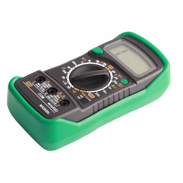 MAS830L Digital Multimeter Portable High Accuracy Button Electrician Meter Digital Voltmeter 0.4