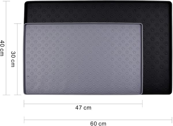 Dog Bowl Mat, Approved Silicone Cat Feeding Mat, Waterproof